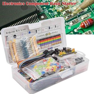 Kit De Iniciação Ao Projeto DIY Para Arduino UNO R3 Eletrônico Com Caixa 830 Pontos De Amarração Novos Componentes Eletrônicos Básico