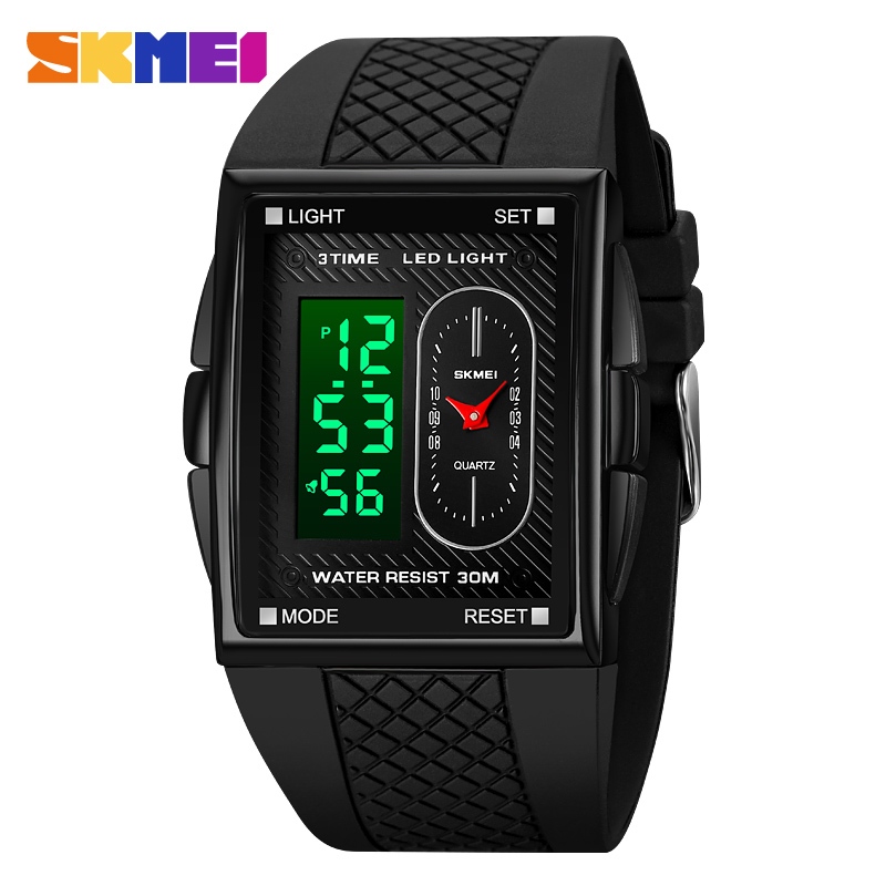 SKMEI Moda Relógio digital Multifuncional De Duplo Movimento De Tempo 2213