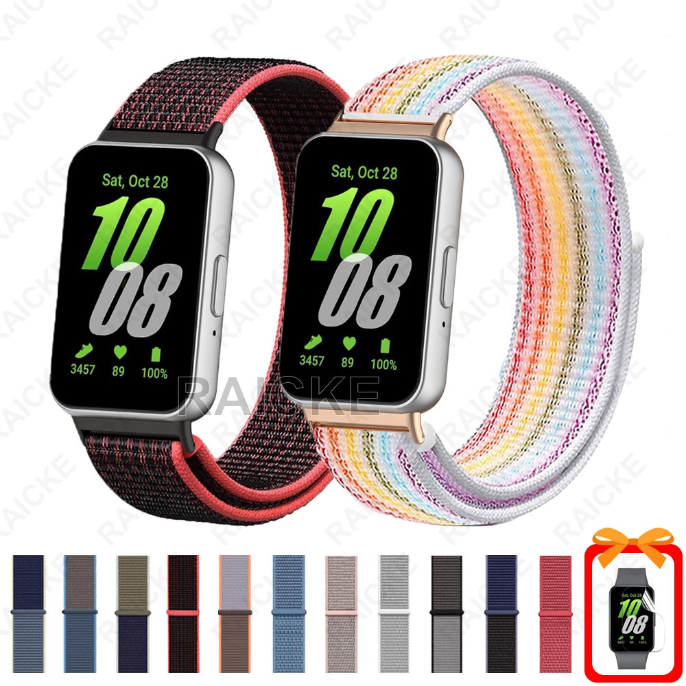 Pulseira De Nylon Respirável Para Galaxy Fit 3