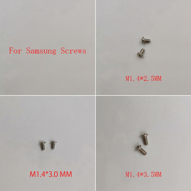 100PCS 2,5/3,0/3,5 MM Parafuso Para Samsung Galaxy S22 S23 S4 S5 S6 S7 S8 S9 S10 S20 S21 S10E Lite Plus FE Nota 20 10 9 8 5 4 Parafusos Telefone Celular