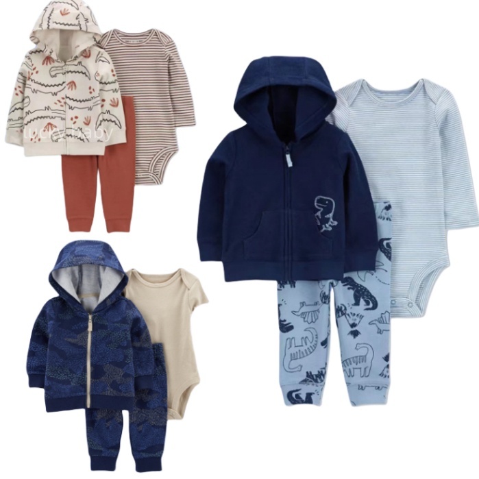 Lucky baby Trio inverno/conjunto bebê menino/casaco infantil menino/conjunto térmico bebê