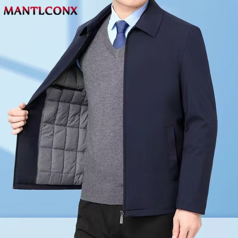 Inverno Novo Casaco Quente Homens Casual Blazer Outono Clássico Escritório Vestido Social Blazers Jaqueta masculina de inverno