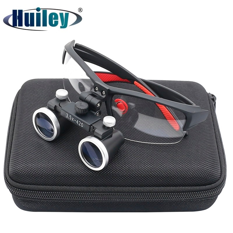 2,5x 3,5x Lupa Binocular Dental Óptica Distância De Trabalho 320-420 mm em Oferta na Shopee
