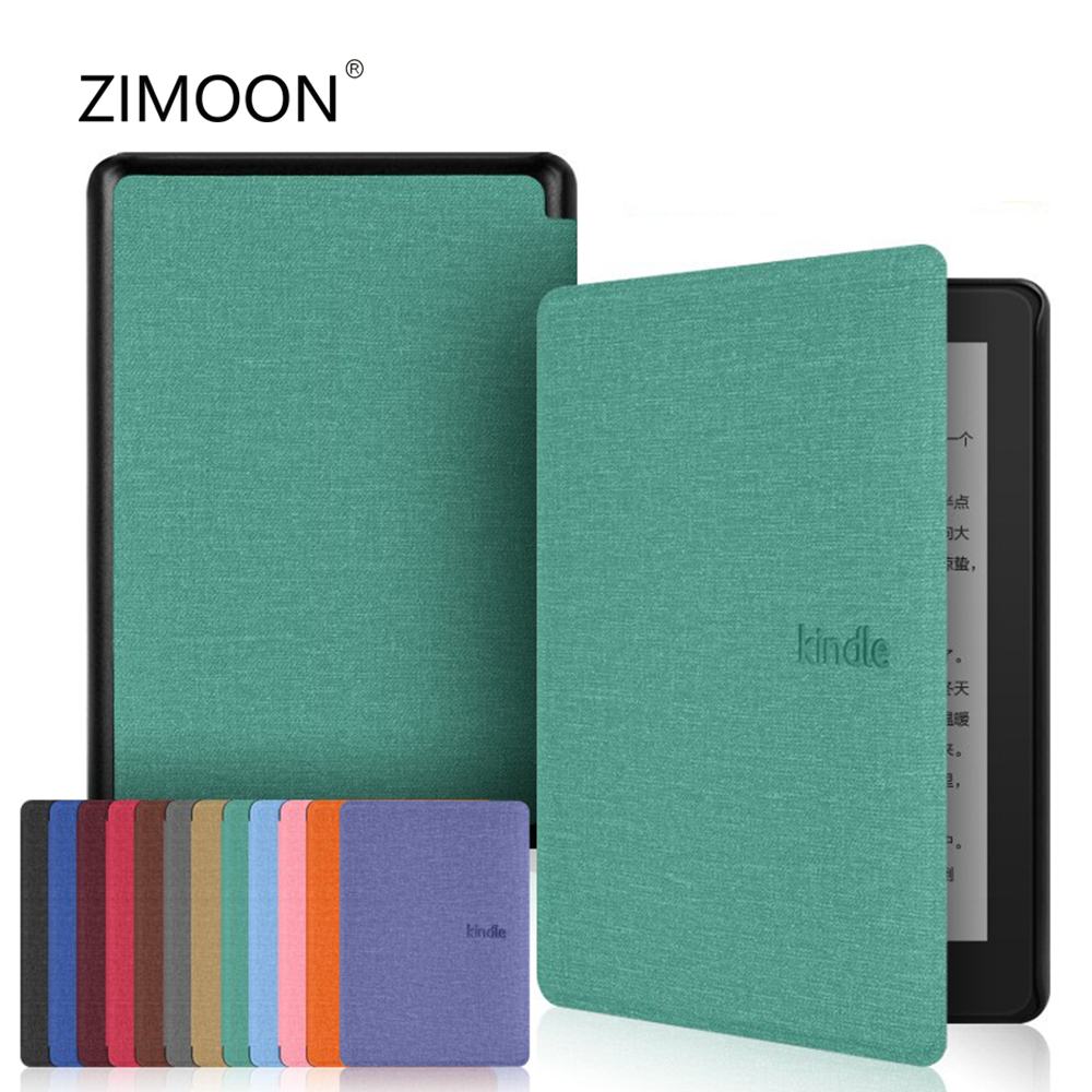 Capa Inteligente Slimshell De Tecido Para Novo Kindle Paperwhite 12/11/7a Magnética De Couro PU Leve Premium Oasis 9/10