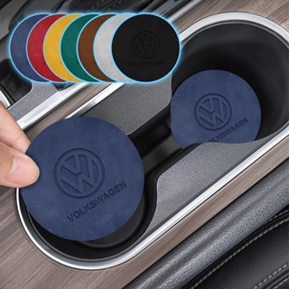 2pcs Tapete De 7 Cores Para Copos Com Logotipo De Carro Camurça De Água VW Volkswagen Jetta MK5 Golf Passat 3B7 601 171 em Oferta na Shopee