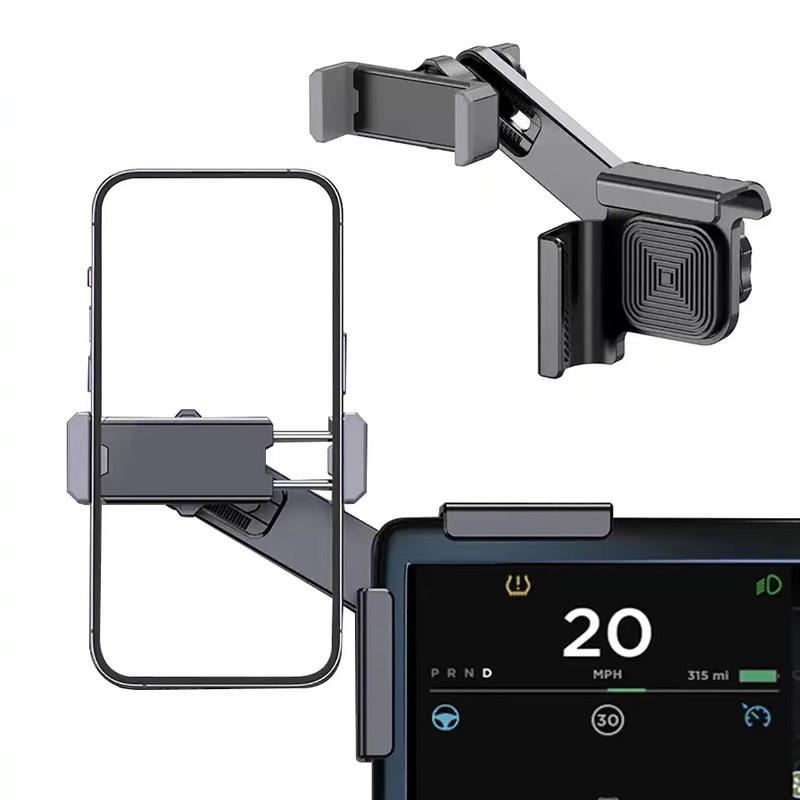 Suporte GPS Giratório 360 Para Telefone Celular Automotivo Universal BYD Tesla Modelo 3/Y/S/X Escalonável