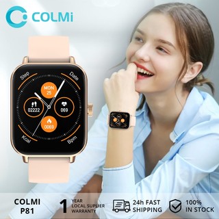 COLMI P81 Relógio Inteligente Bluetooth Chamando Mulheres Smartwatch 20 MM Correia De Silicone em Oferta na Shopee