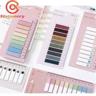 200 Bloco Adesivo Marcador De Página Flag Seta Retângulo Tipo em Oferta na Shopee