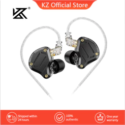 KZ ZS10 PRO 2 Fones De Ouvido Intra-Auriculares 10mm Dynamic Driver 3-Way Crossover Technology Metal Cover Microfone Para Jogos De Vídeo Karaoke HIFI heavy bass Cancelando Ruído De