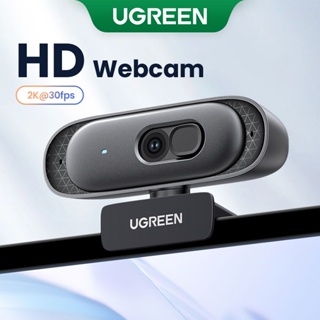 Computador UGREEN USB Câmera Externa 2K 30FPS 200W Pixels , Foco Fixo , Microfone Embutido Com Cabo De 2 Metros em Oferta na Shopee