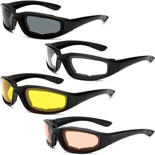 Óculos de proteção para motocicleta, óculos para ciclismo, à prova de vento, esportes, novo, óculos de sol para homens em Oferta na Shopee