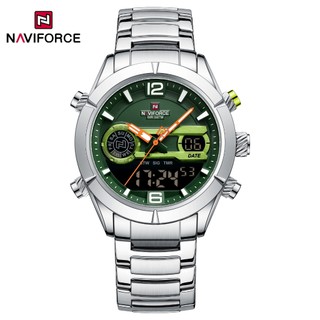 NAVIFORCE 9232 Relógio Esportivo Multifuncional Luz Nocturna Masculina À Prova D