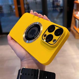 Capa magnética de luxo adequada para iPhone 13 12 14 15 Pro Max 14Plus Lente protetora de câmera de PC em Oferta na Shopee