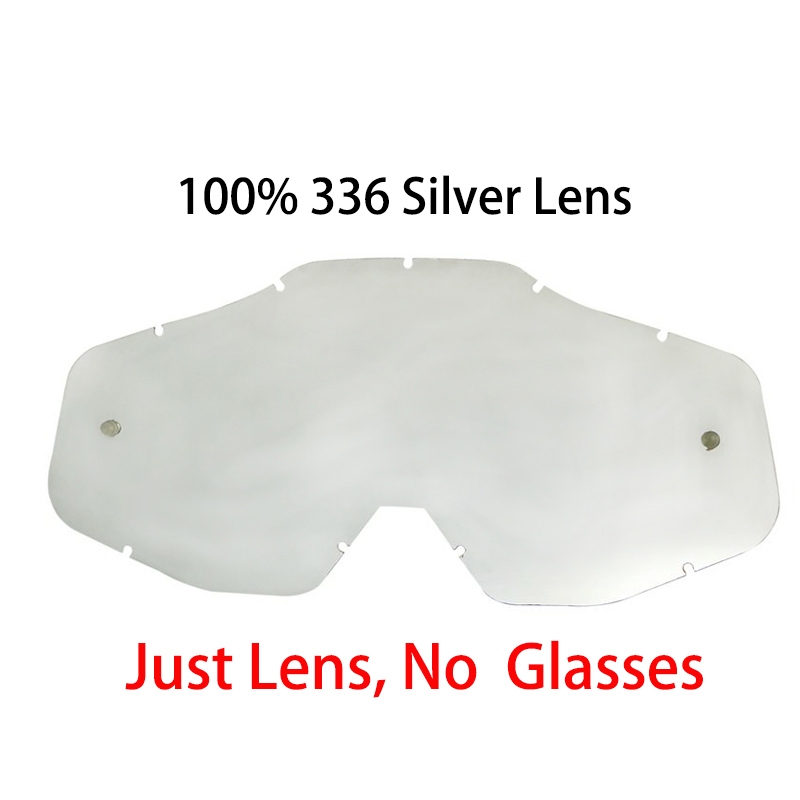 100% 336 Lentes De Óculos De Proteção UV400 Motocross Motocicleta