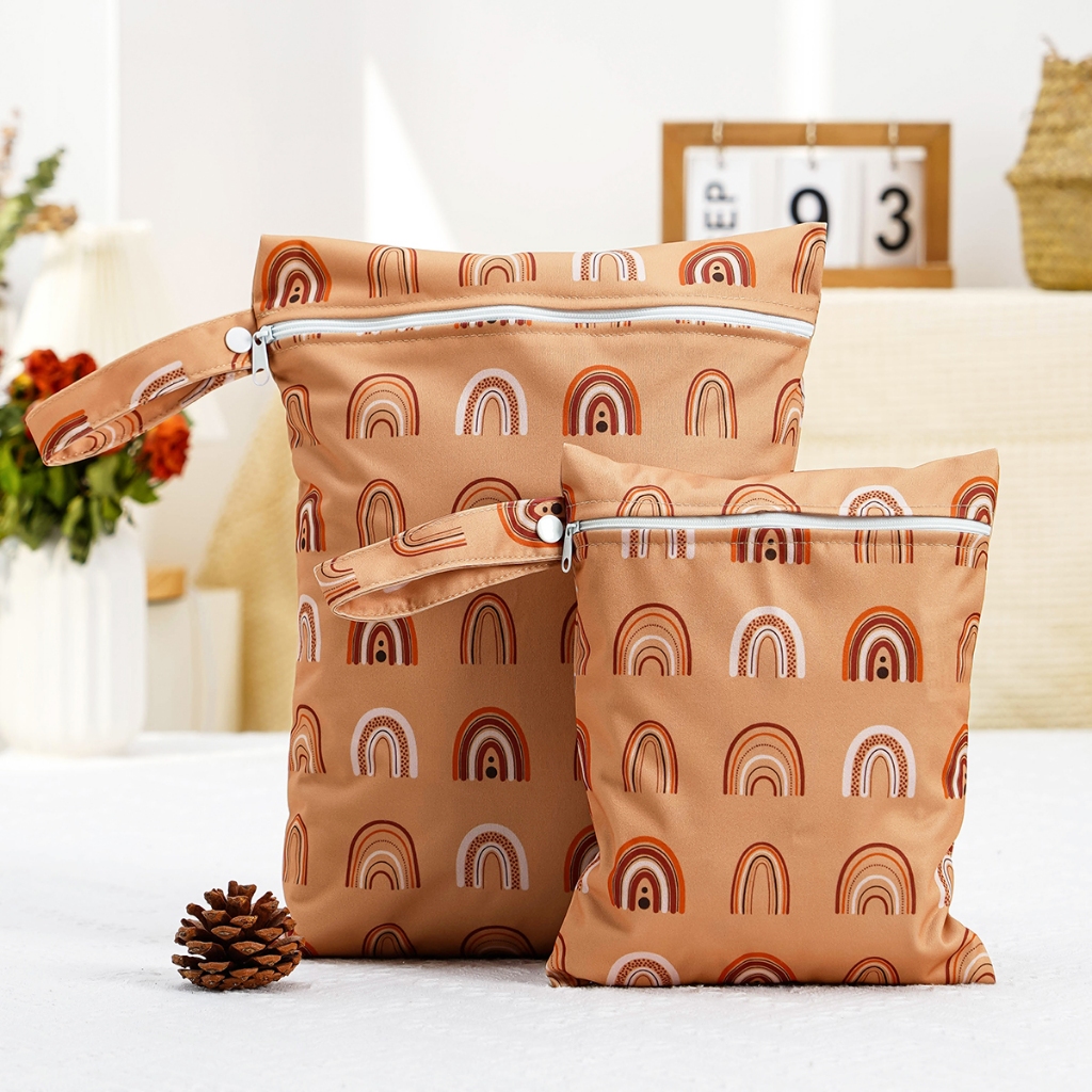 2pcs Sacos Molhados Reutilizáveis Com Dois Bolsos E Alças Zíper-Perfeitos Para Fraldas De Pano , Peças Bombas De Peito , Trajes De Banho Muito Mais-Impermeáveis Ideais Praia , Piscina , Ginásio , Carrinho De Passeio em Oferta na Shopee