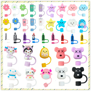 1pcs Desenho Animado Sanrio Palha 30 E 40 Compatível Com A Cabeça De silicone Reutilizável Tampa Protetora Para Beber em Oferta na Shopee