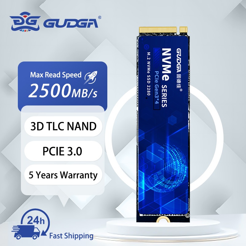 GUDGA SSD Nmve m2 128GB 256GB 512GB 1TB Unidade De Estado Sólido Nvme m2 Disco Rígido M . 2 2280 pcie 3.0 m2 Para Computador PC