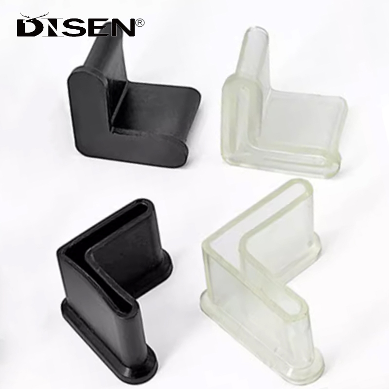 4Pcs Tipo L Base De Borracha Almofada Protetora Para Os Pés Manga Antiderrapante De Cama De Ferro Cobertura Com Ranhuras Em Ângulo Triangulares em Oferta na Shopee