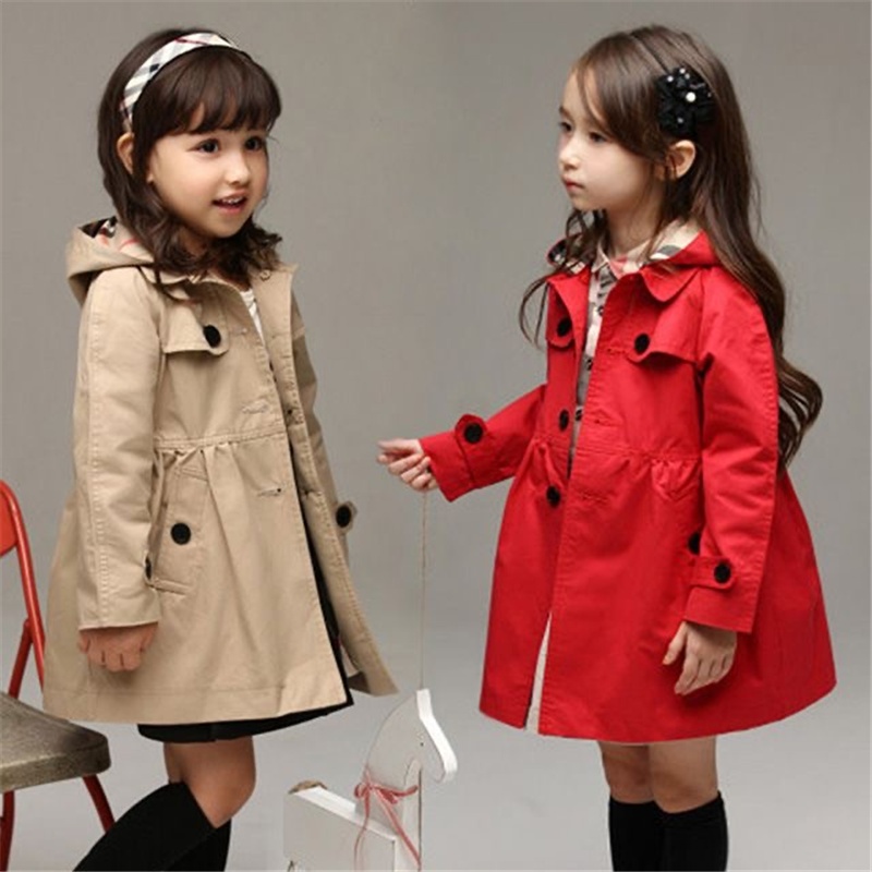 Casaco De Primavera Outono Windbreaker Moda Infantil Nova Roupa Exterior 3-12 Anos