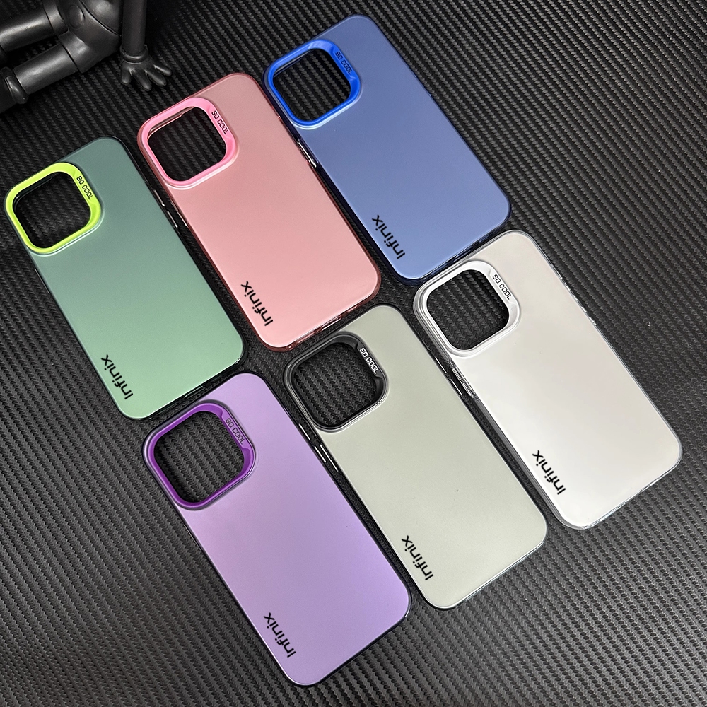 Capa Infinix Smart 10 9 8 7 5 HD Pro Plus + Capa De Telefone Luxuosa Fosca À Prova De Choque