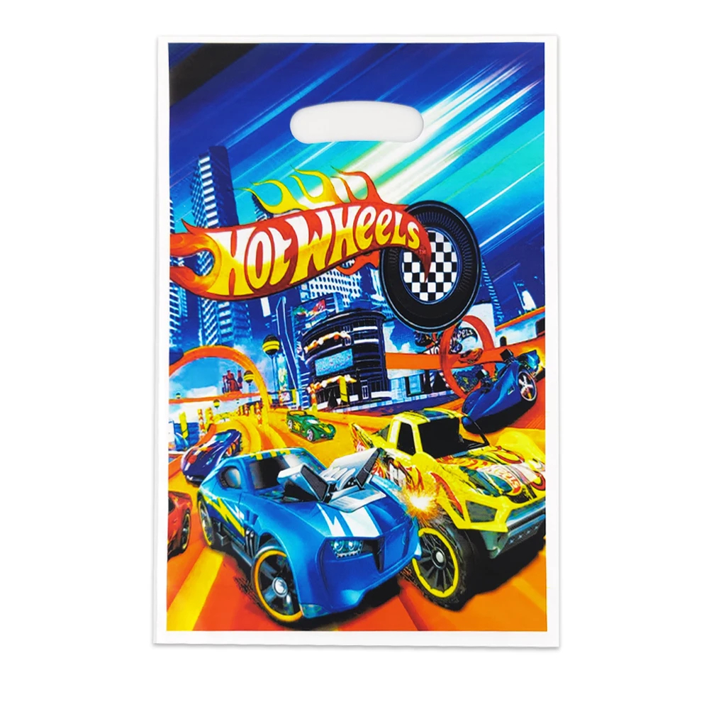 Hot Wheels Sacos Para Presentes Com Rodas Quentes Festas Temáticas Suprimentos Decoração em Oferta na Shopee