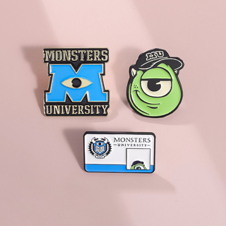 Bonitinhos Monstros Engraçados Universidade Mike Cat Broche De Alfinete De Gato Metal Crachás Mochila Acessórios De Roupas Presentes em Oferta na Shopee