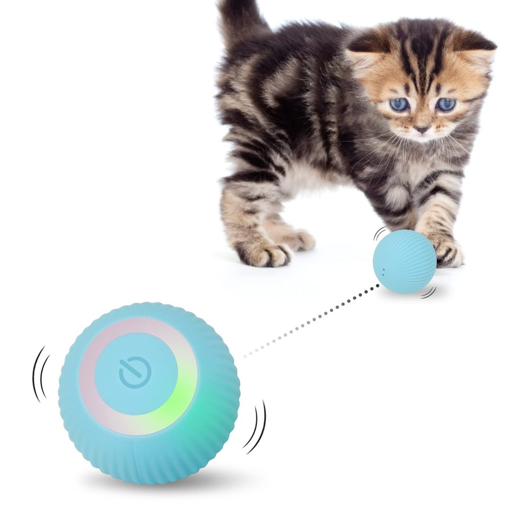 Bola Interativa Gato PRONTA ENTREGA Pet Cachorro Cama Racao Caes Usb Recarregável Brincar Sozinho areia Animais de Estimação Brincadeira Seu pet merece treinamento USB Gatinho Cão Acessórios Para Gatos Moving brinquedo pra gato bolinha inteligente gatos