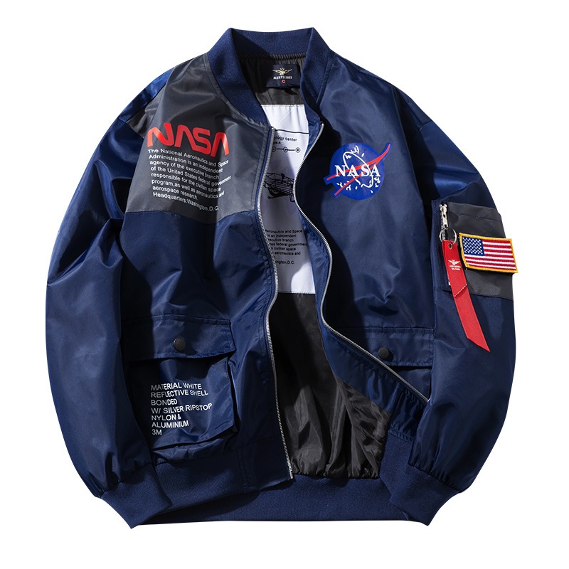 Jaqueta De Estilo Europeu/Casaco De Astronauta Aviação Quente em Oferta na Shopee