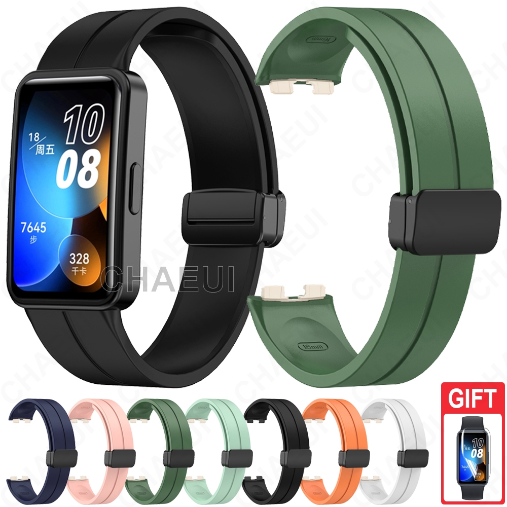 Pulseira De Fivela De Substituição De Silicone Para Huawei Band 10 9 8