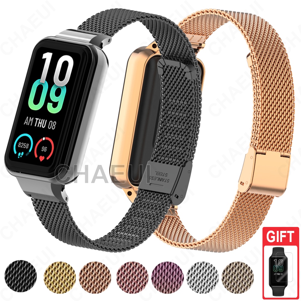 Pulseira De Aço Inoxidável Substituição Da Amazfit Band 7