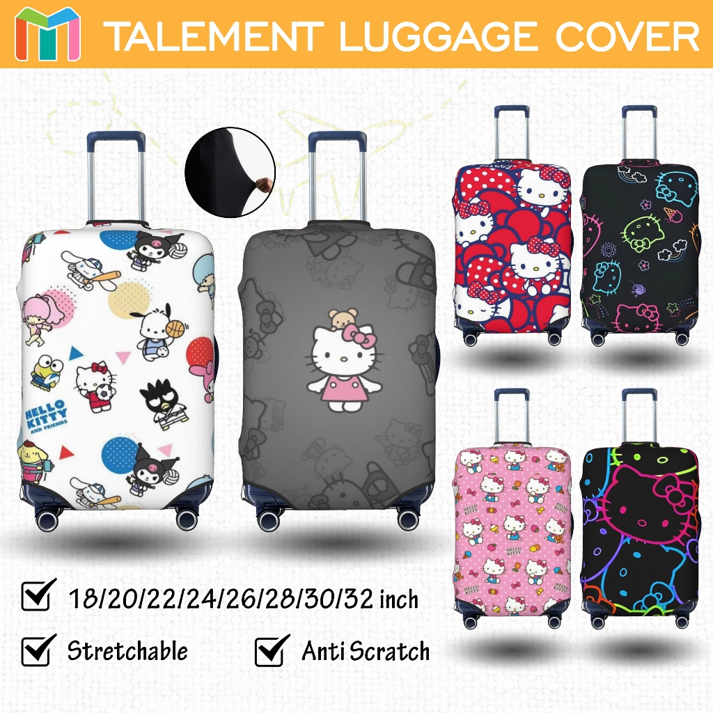 Hello Kitty Capa para Mala de Viagem Personalizada De Elasticidade Protetor de Mala de Viagem 10kg 23kg Adequado para Malas de 10-32 polegadas
