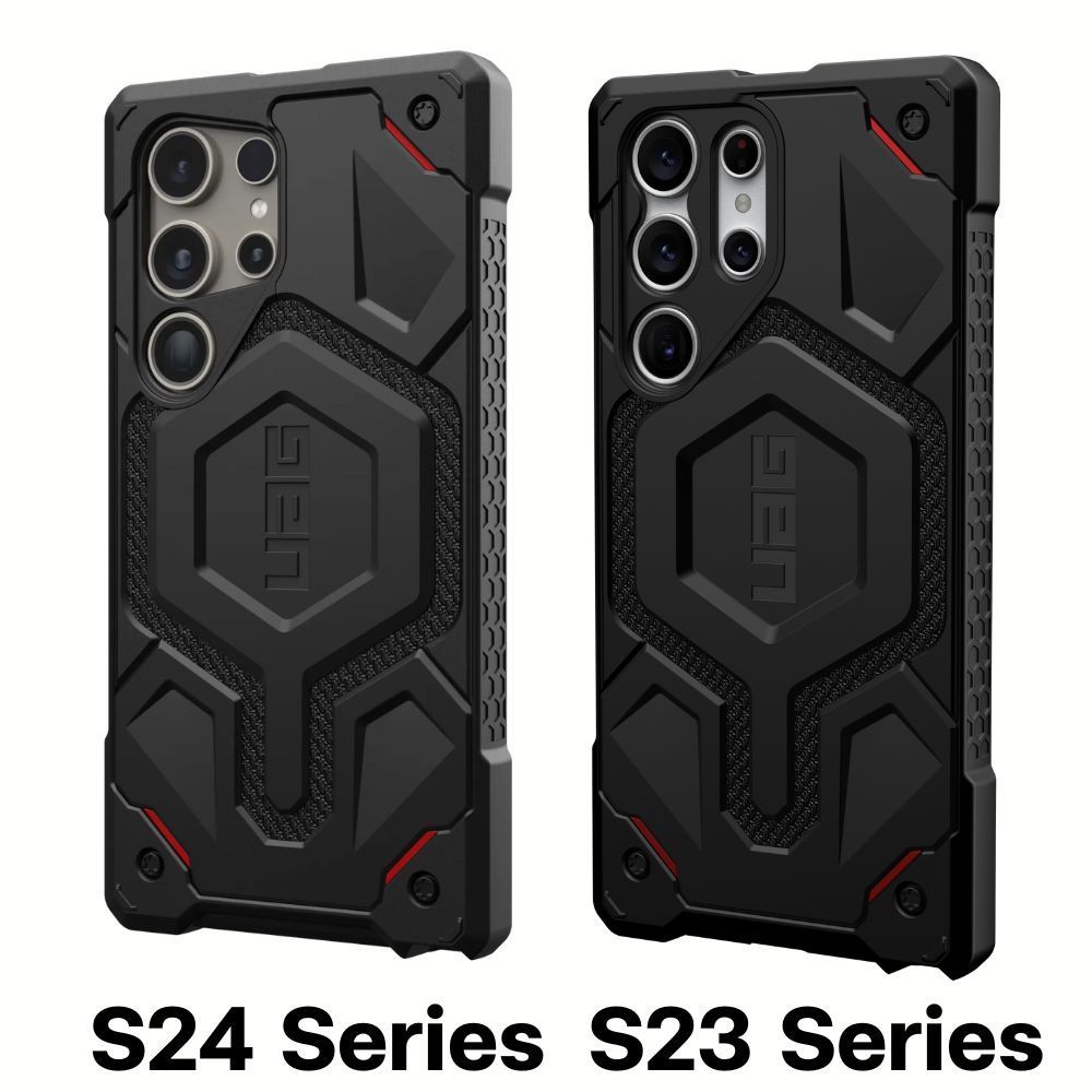 Invólucro UAG (Ori) Monarch Kevlar case Safe Com Capa Magsafe Para Samsung Galaxy S26 + ultra S25 + s24 + s23 5g plus In