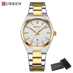 CURREN Elegante Moda Tendência Design Clássico Mãos Luminosas Quartzo Relógio Feminino À Prova D'água 8439 L