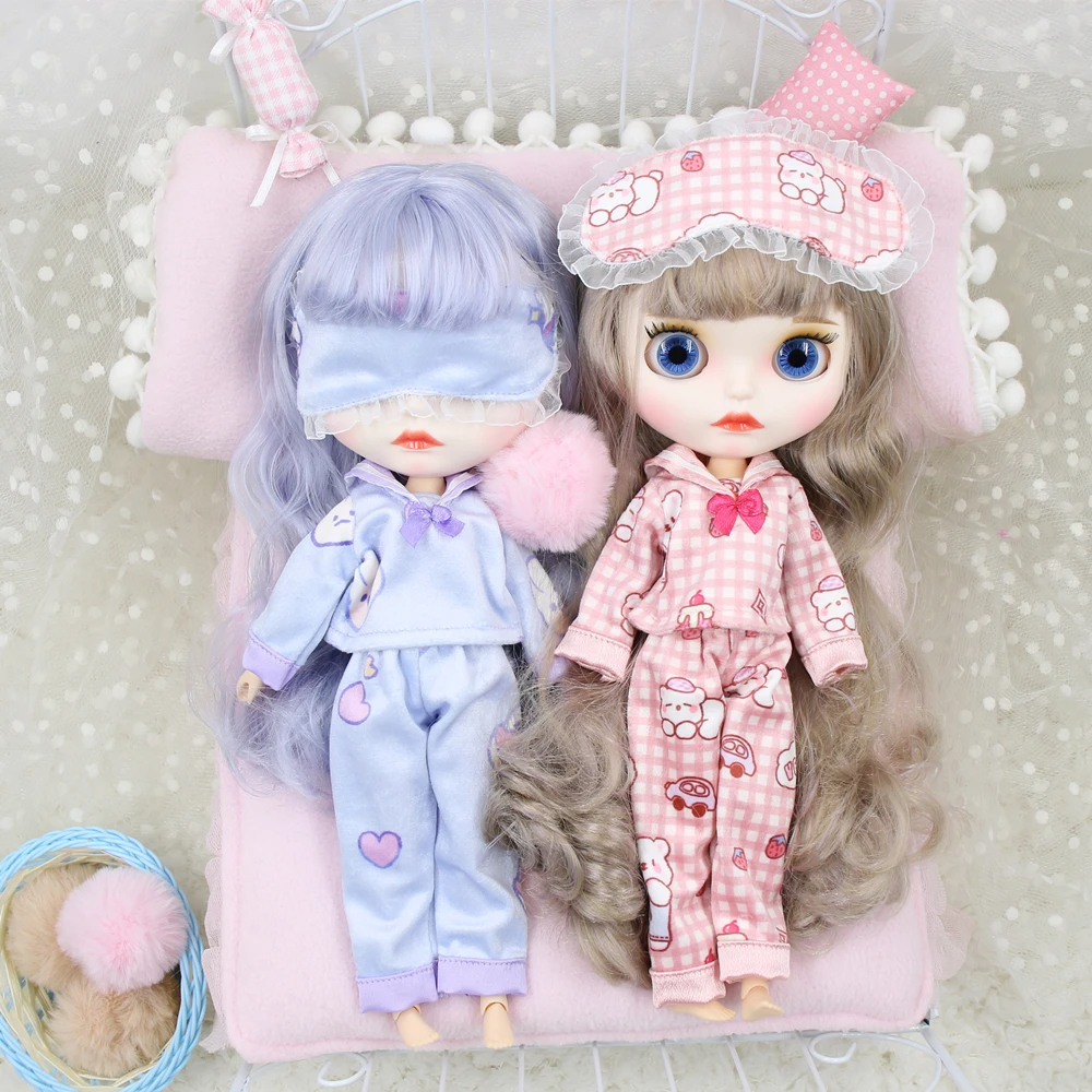 Dbs Little Ragdoll Ragdoll Máscara de Olhos de Pijama Macaron Fofo Conjunto de Três Peças OB24 Lijia azone Baby Clothes em Oferta na Shopee