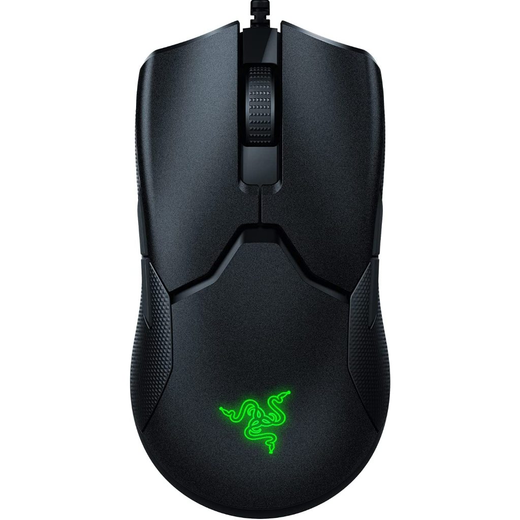 Rato Razer Viper Mini-Wired Gaming Mouse Adequado para PC /Mac (Ultra Light 61g, Universal para Ambas as Mãos, Cabo Speedflex, Sensor Óptico 8.500 DPI, Iluminação RGB Colorida)