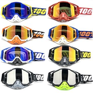 100% 336 óculos de motocross UV400 masculino óculo de capacete esportivo oculos trilha de moto para MTB enduro corrida em Oferta na Shopee