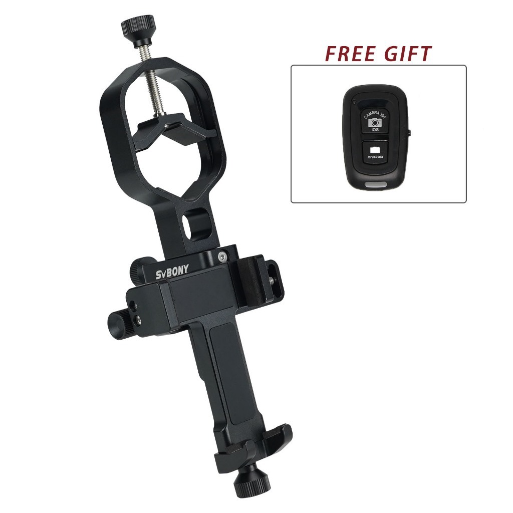 Adaptador Universal De Suporte Para Celular SVBONY SV214Pro Ajuste Portátil De 3 Eixos De 28-48 Mm Luneta Binocular