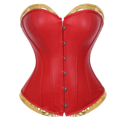 Espartilho Overbust Bustiers Top Corpete Mulheres Waist Cincher Modelador Corporal Lingerie Plus Size
