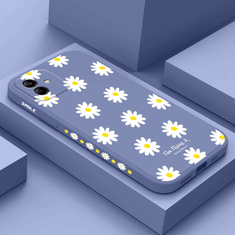 Margaridas Voadoras Caso De Telefone Para Samsung Galaxy A17 A07 A56 A36 A26 A16 A06 A15 A25 A35 A55 A05 A05S 4G 5G Sili