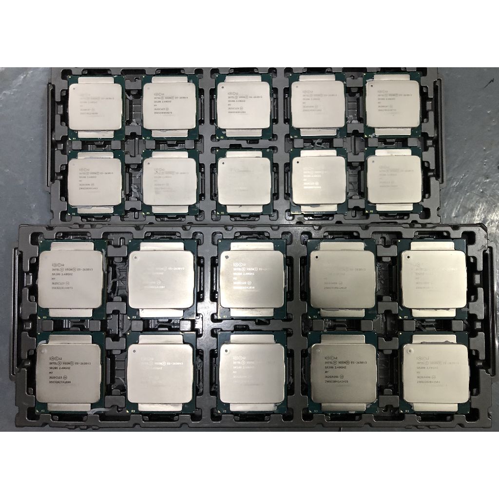 Servidor De Processadores CPU Para X99 Intel XEON 2637 E5-2623 E5-2629 E5-2630 E5-2640 E5-2660 E5-2670 E5-2683 2609 2620 2680 V2 V3 LGA 2011-3