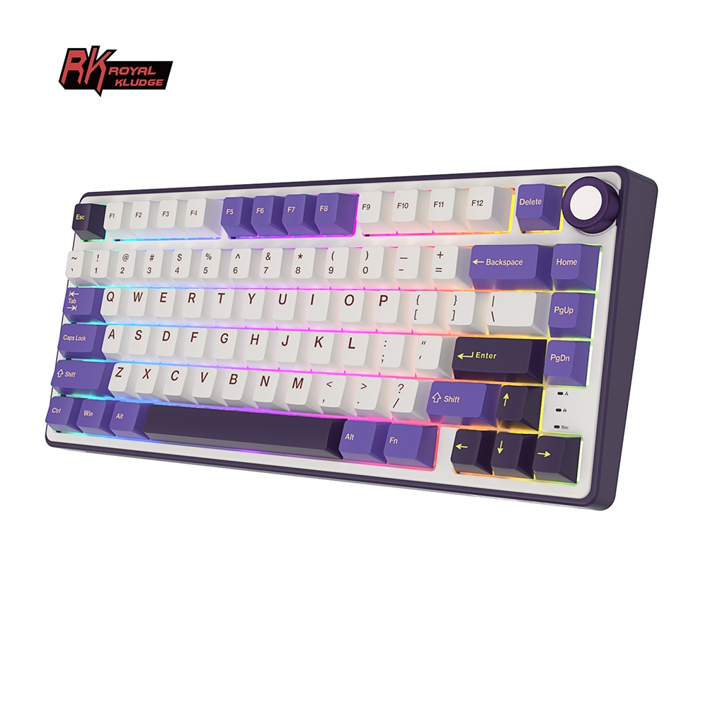 Novo Teclado Mecânico Com Fio RK ROYAL KLUDGE RKR75