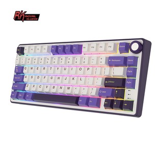 Novo Teclado Mecânico Com Fio RK ROYAL KLUDGE RKR75 em Oferta na Shopee