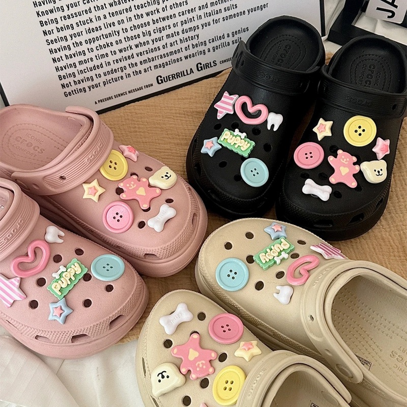 Conjunto De Acessórios Para Sapatos Jibz Cro Hole Shoes Buckle Cross Decorativo encanto de sapatos em Oferta na Shopee