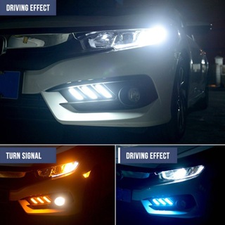 Lâmpada De Iluminação Diurna Contínua LED Lâmpadas De Nevoeiro Para HONDA CIVIC DRL 10a Geração FC 2018 2019 2020 2021 em Oferta na Shopee
