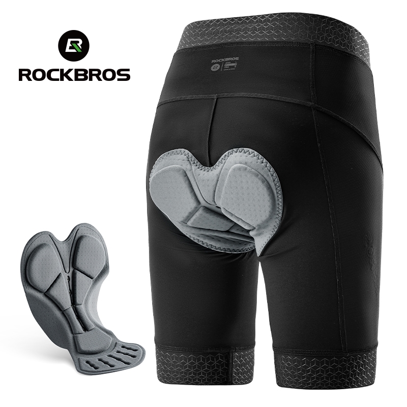 ROCKBROS Homens Calças De Ciclismo Confortáveis E Respiráveis MTB Elásticas Acolchoadas Para Bicicletas De Estrada Equipamento em Oferta na Shopee