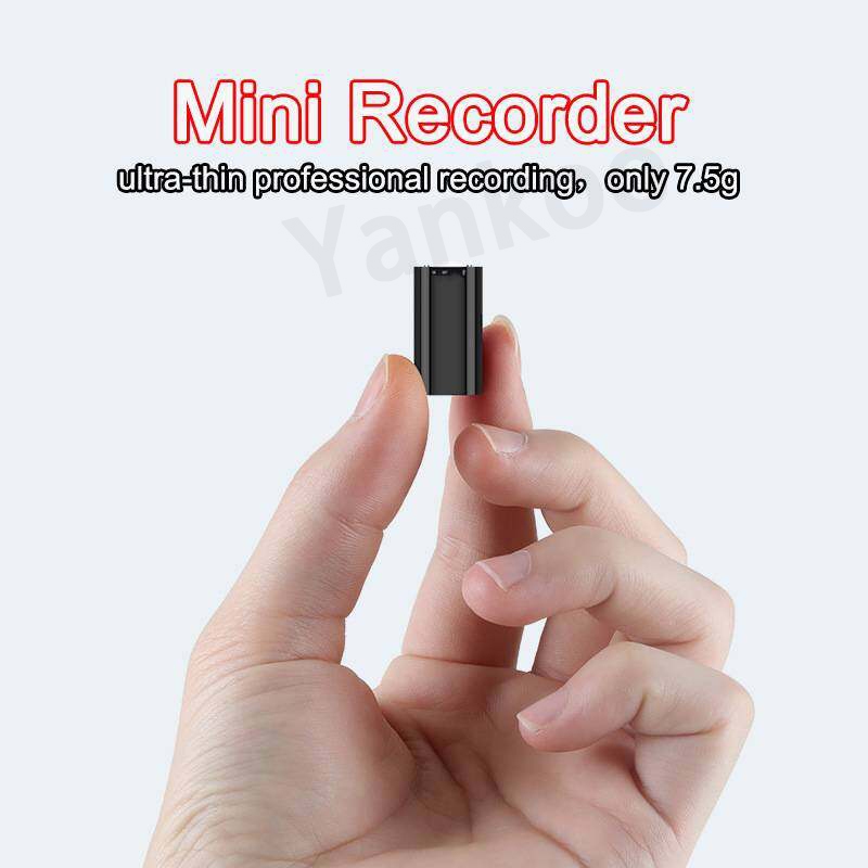 Mini Gravador De Voz 4/8/16/32GB Caneta Dictafone Digital MP3 Estéreo Redução De Ruído