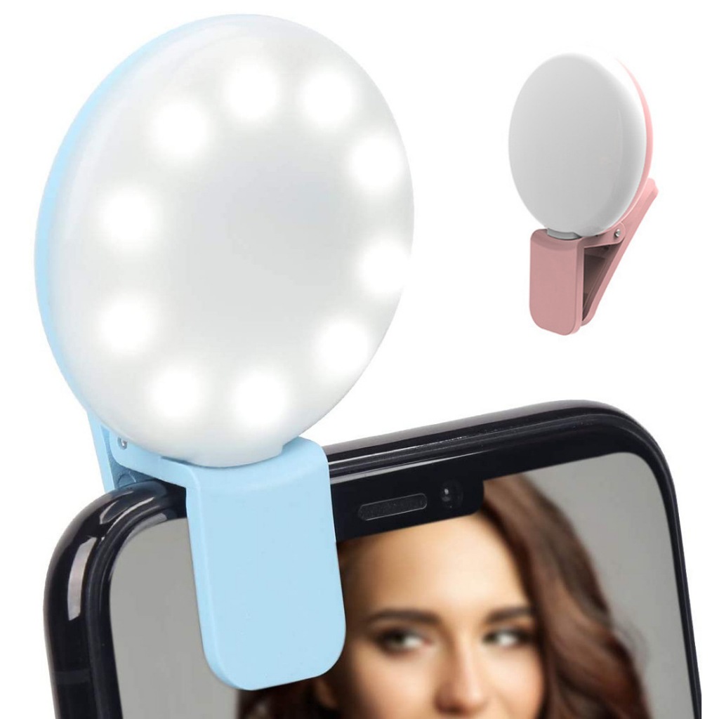 Mini Ring Light Luz Para Selfie E Fotos Flash Mobile Blogueiras