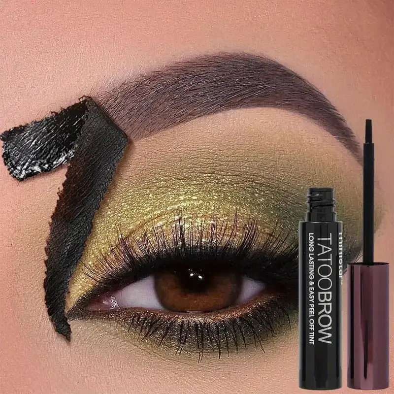 Tintura À Prova D'água Gel Para Sobrancelhas Semi-Permanente De Longa Duração Preto Marrom Tatuagem De Tattoo Tinta D'água Formando Creme em Oferta na Shopee