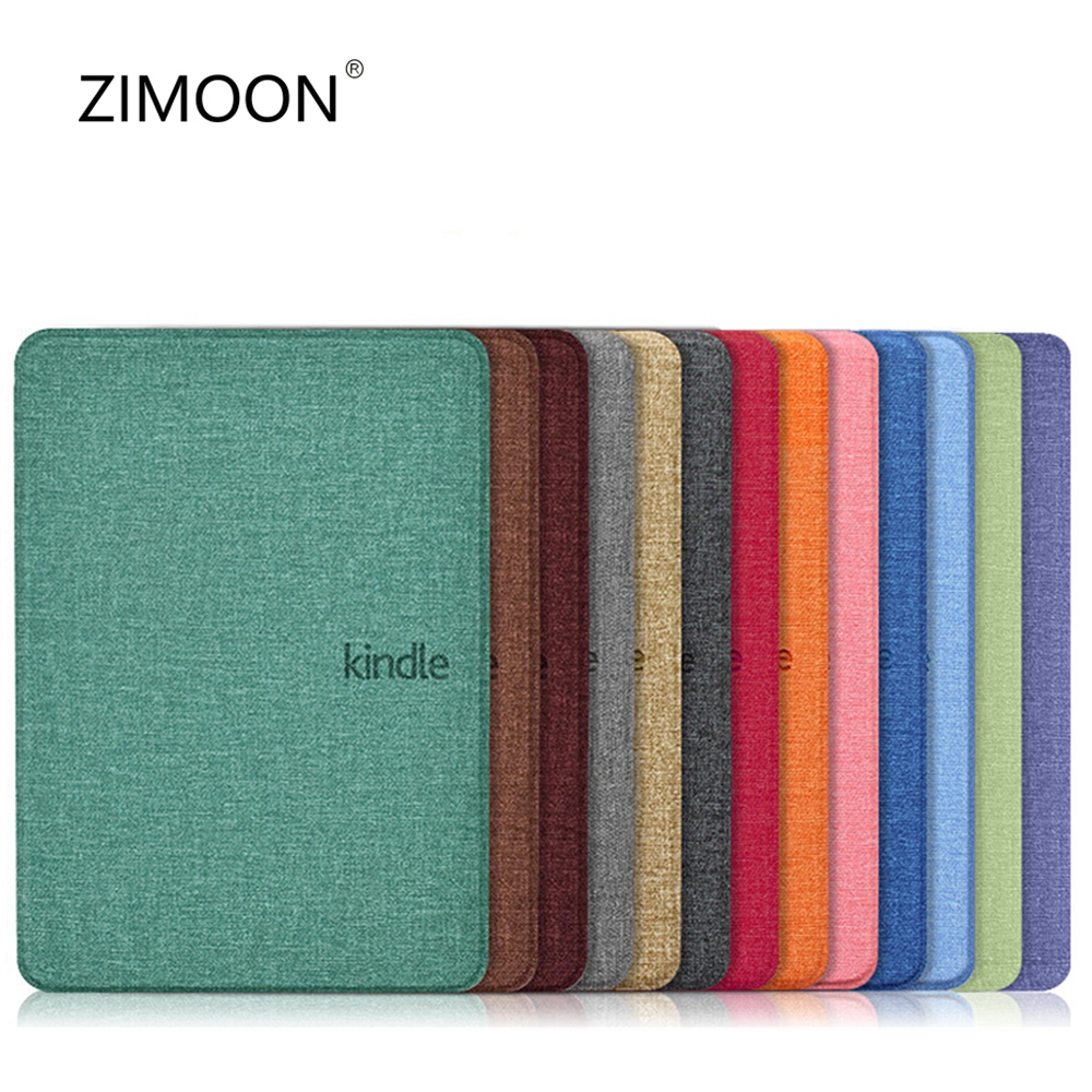 Capa Inteligente Slimshell De Tecido Para Novo Kindle Paperwhite 12/11/6/5a Magnética De Couro PU Leve Premium Oasis 9/1