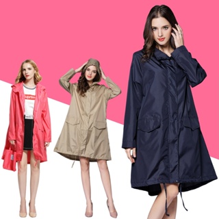 Capa De Chuva À Prova D'água De Vento Com Saco De Armazenagem Zíper Reutilizável Para Mulheres Homens Adultos em Oferta na Shopee